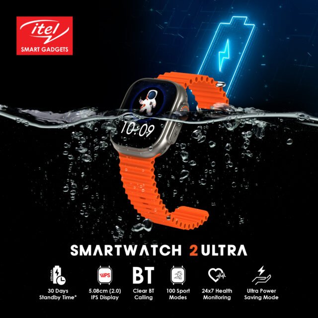 itel launches Smartwatch Ultra 2 with 600 mAh battery & 30 Days Stand By Time