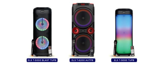 Elista Launches a Trio of Power-Packed Portable Speakers with Multi-color LED Lights and Wireless Mic for Music Enthusiasts