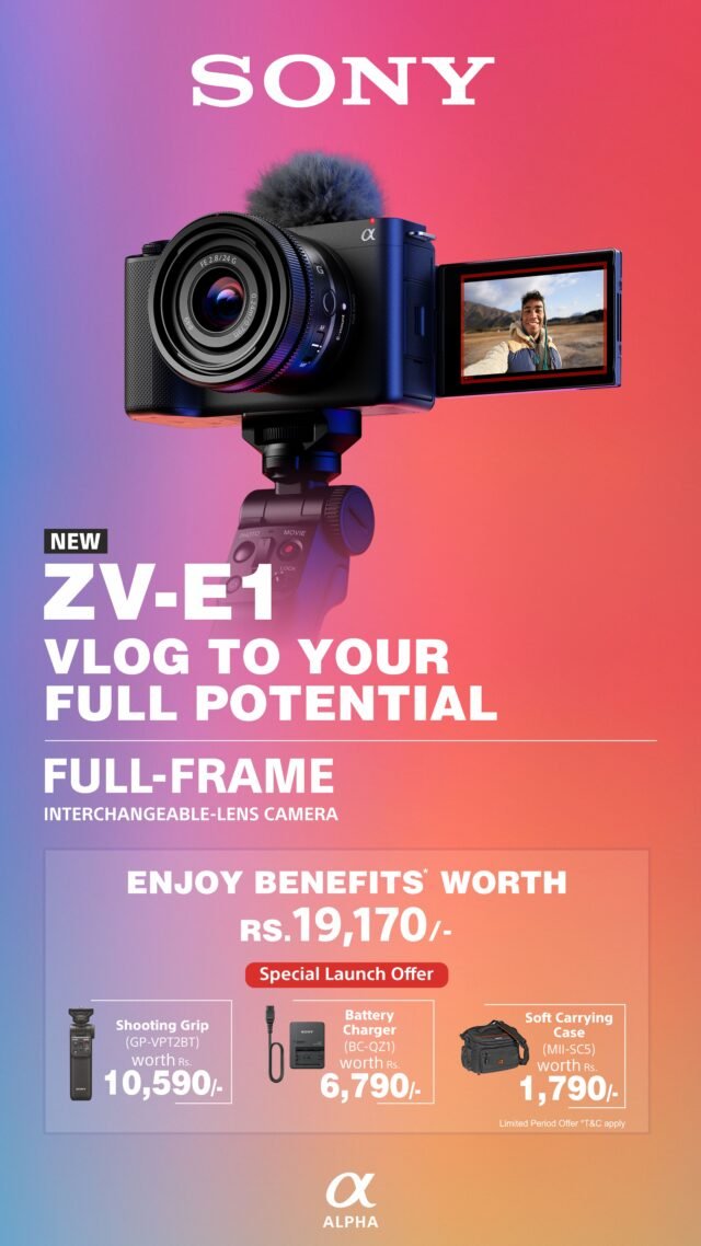 Sony’s new full-frame vlog camera ZV-E1 delivers the ultimate content creation experience