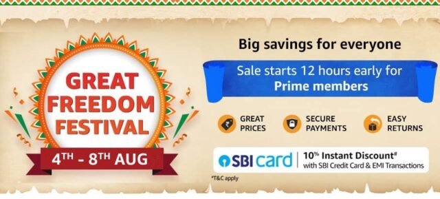 Amazon.in announces the Great Freedom Festival from 4th to 8th August, 2023