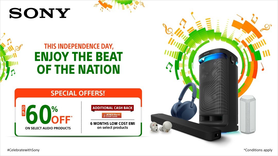 Sony India announces exciting offers to celebrate Independence Day