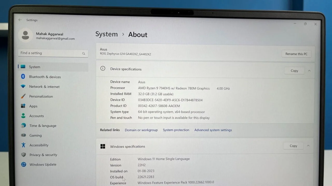 ROG Zephyrus G14 (2023) Gaming Laptop Review