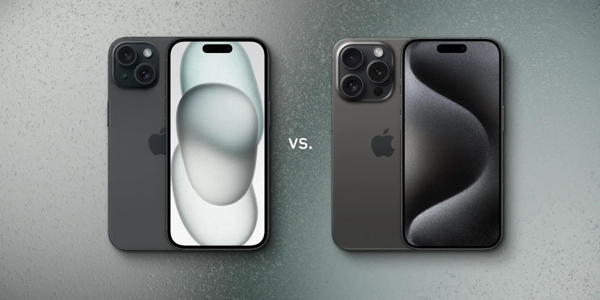 iphone 15 vs 15 pro comparison