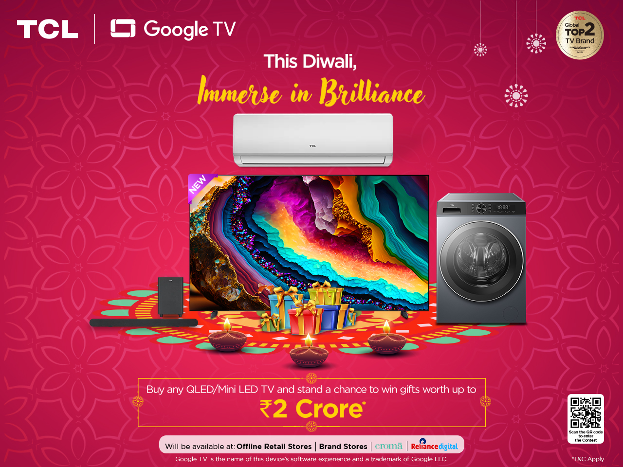 TCL's Diwali Sale Offers Customers a Chance to Win Big
