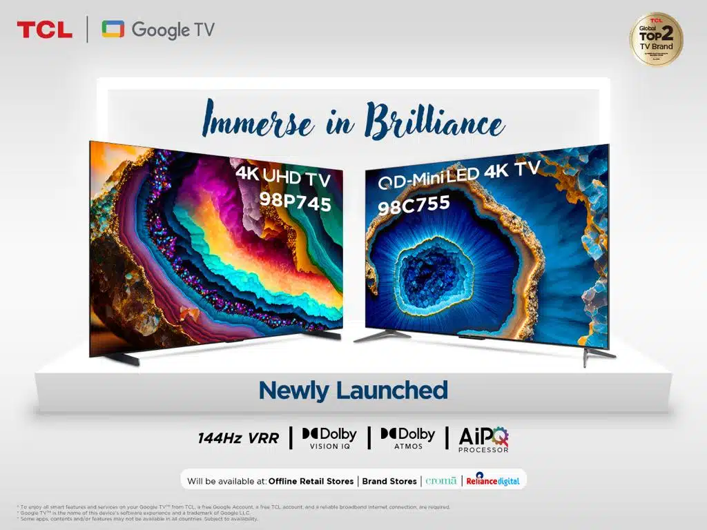 TCL Expands Indian Market with Latest QD Mini LED and 4K UHD TVs
