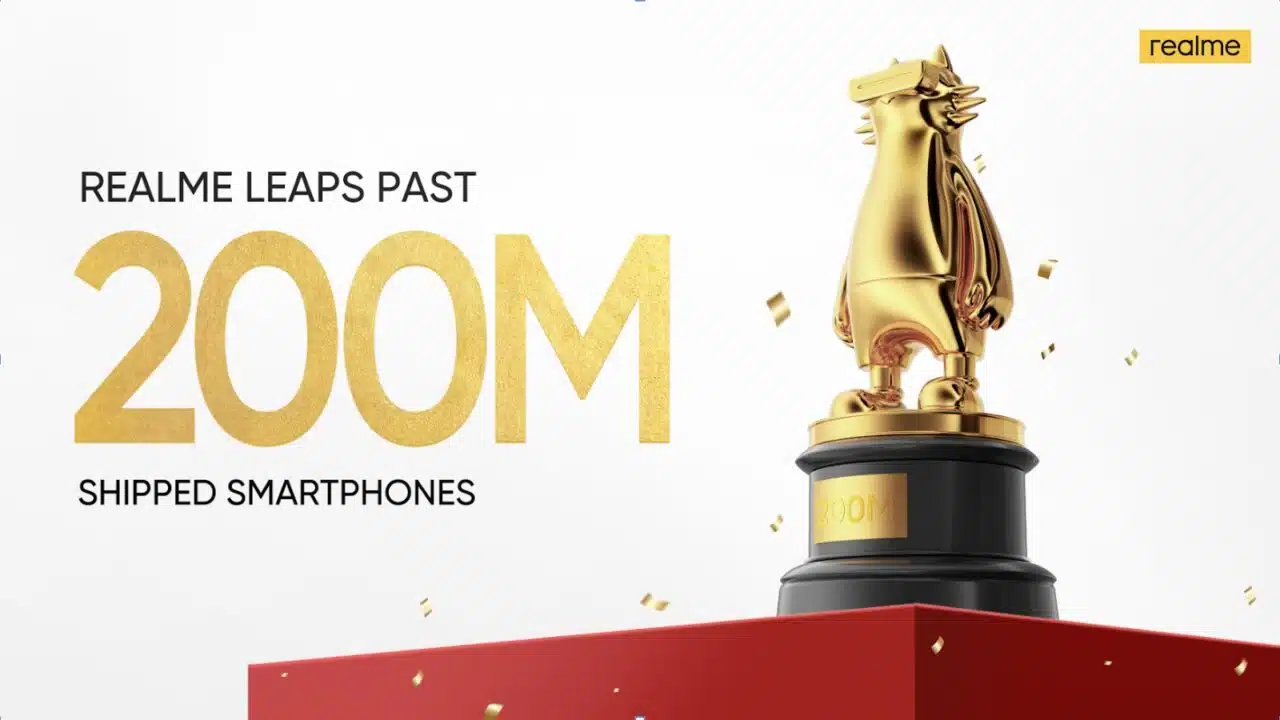 realme Surpasses 200 Million Smartphone Shipments Globally, Targets Further Growth 2 realme Surpasses 200 Million Smartphone Shipments Globally, Targets Further Growth