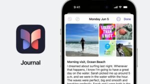 Journal iOS app hero