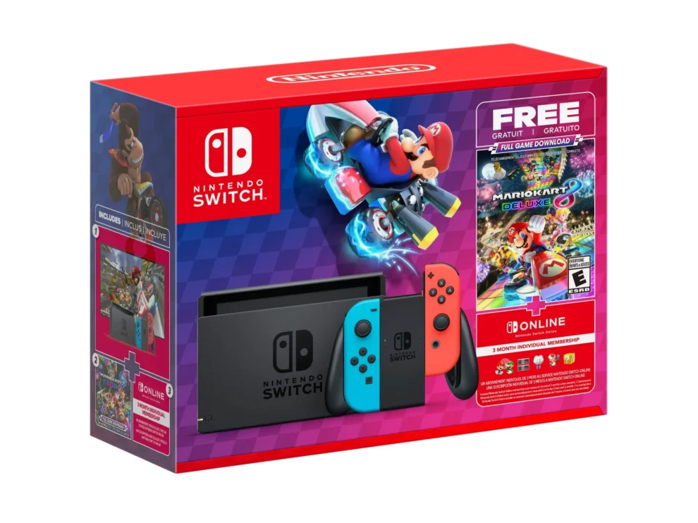 Nintendo Switch Black Friday deal with Mario Kart 8 and Online Membership