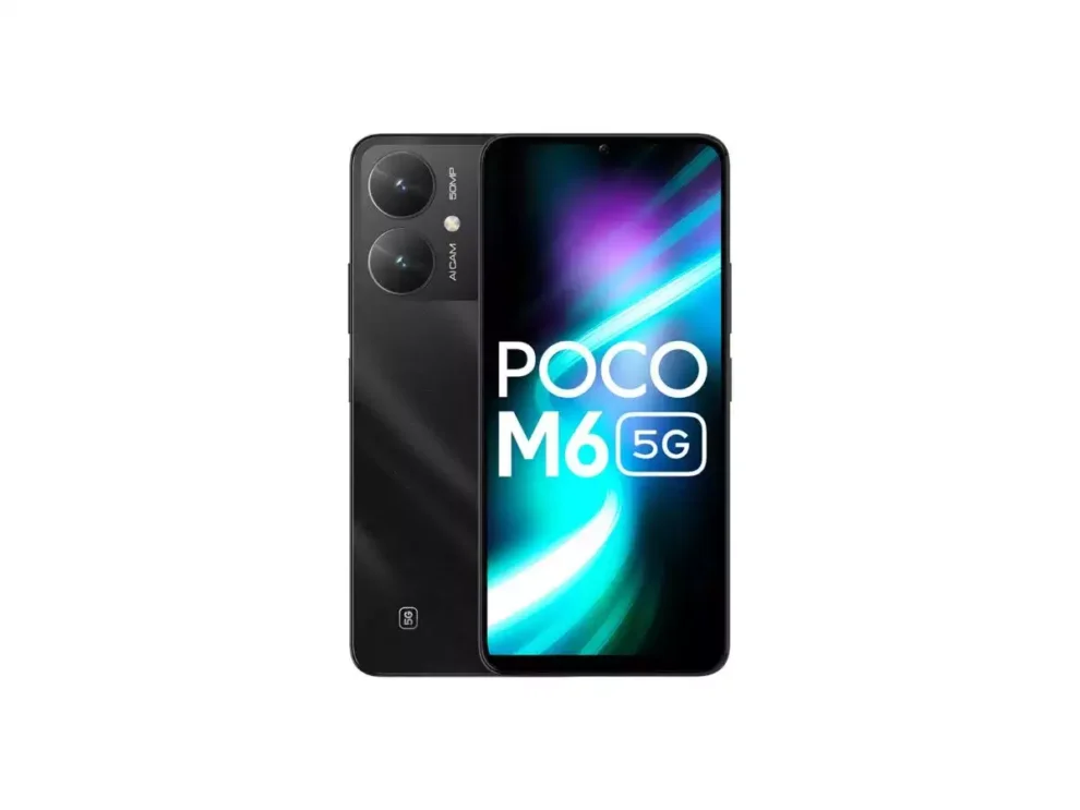 poco m6 5g mobile phone with 50mp primary camera launched under 11000