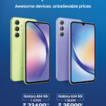 Samsung Unveils Offers on Galaxy A54 5G and A34 5G Models