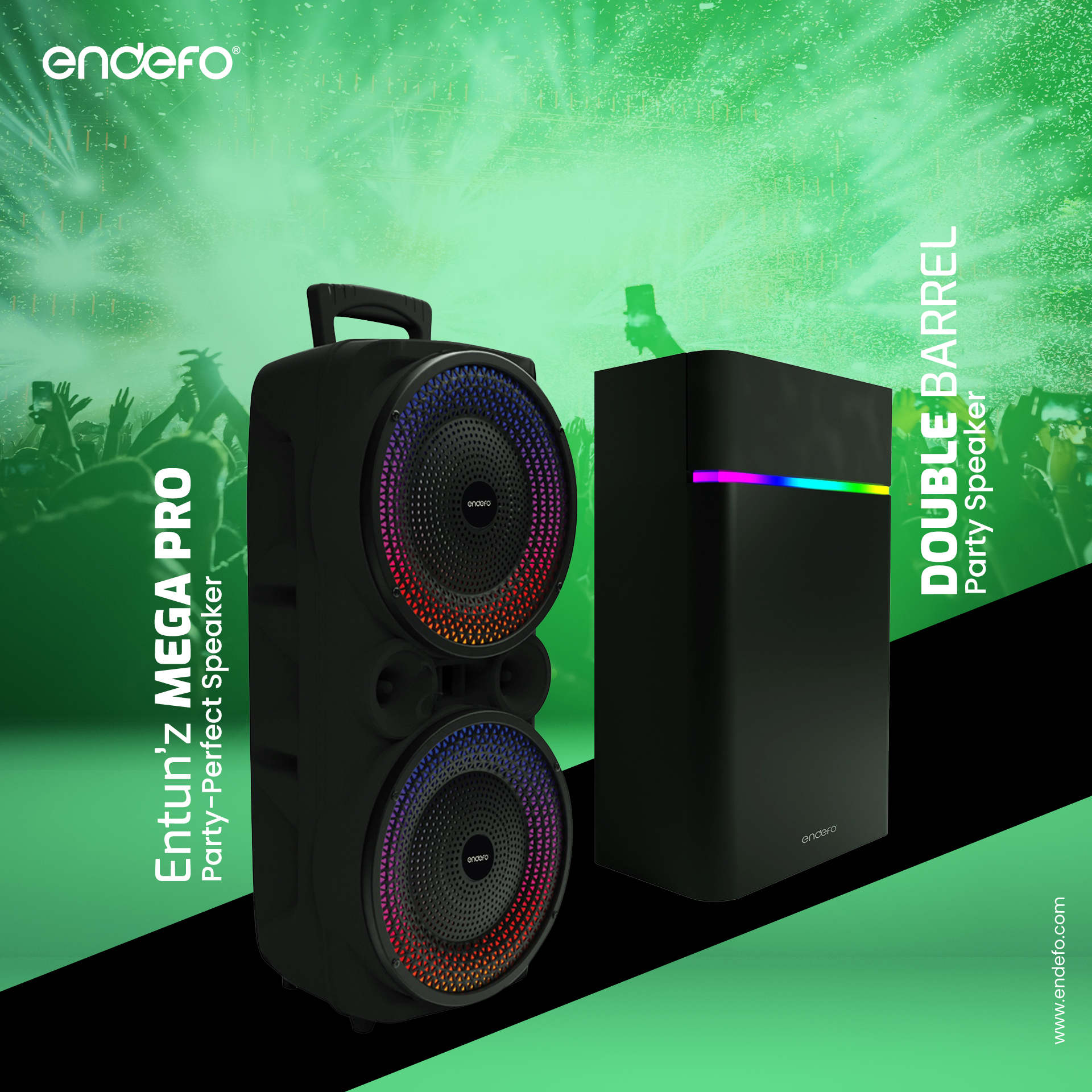 Endefo Unveils New Speakers at Mobile India Expo 2024 1 Dubai-based Endefo Launches Entun’z Mega Pro and Double Barrel at Mobile India Expo 2024 -Endefo disrupted the speaker market with Entun’z Mega Pro and Double Barrel speakers at the Mobile India Expo from 17th - 19th January 2024. -The products come with an attractive consumer price point of 6999 INR and 5999 INR, down from their original 9999 INR. -Available across 19,000 Indian pin codes for seamless purchase, it aims to strengthen its Indian presence through this launch. -Starting 21st January 2024, the products will be available across 2000+ retail stores. New Delhi, 18th January 2024 - Endefo, the Dubai-based prominent player in the audio technology sector and a part of the Ashtel group unveils its latest offerings at the Mobile India Expo in Delhi - the Entun’z Mega Pro and Double Barrel party speakers. These cutting-edge audio solutions are designed to deliver a perfect blend of affordability and premium sound quality, catering to the discerning needs of the Indian market. To offer seamless purchase, the products will be available on their website across 19,000 Indian pin codes. Additionally, by 21st January 2024, these products will be available for customers at 2000+ retail stores including Sangeetha Mobiles, Supreme Paradise, Lot Mobile, Nandilath Digital, Ideal Home Appliances, Easy Store, Gulf Own Digital, Image Mobiles, and Computers. Priced at 9999 INR each, Endefo aims to redefine the value proposition in the speaker market by offering the Entun’z Mega Pro and Double Barrel at an exclusive consumer price point of 6999 INR and 5999 INR, respectively. This strategic pricing strategy is part of Endefo's commitment to making superior audio experiences accessible to a broader audience. Entun’z Mega Pro (70 W Ultra Bass) Price 6999 INR The Entun’z Mega Pro boasts a powerful 70W Ultra Bass, delivering crystal-clear voice and an immersive audio experience. Packed with features such as a Karaoke Mic, Surround Sound, LED Display, Remote Control, Mobile Holder, AUX, USB Drive, Micro SD Card, FM Radio, and an enhanced life battery, this speaker is a versatile and stylish addition to any entertainment setup. Double Barrel (100W Ultra Bass) Price 5999 INR The Double Barrel, with its impressive 100W Ultra Bass, offers a dual speaker configuration for an enhanced surround sound experience. Equipped with an Equalizer Control Board, LED Display, Tone Control, Remote Control, AUX, USB Drive, Micro SD Card, FM Radio, and a long-life battery, this speaker is designed to elevate audio enjoyment to new heights. The Entun’z Mega Pro (70 W Ultra Bass) and Double Barrel (100 W Ultra Bass) will be available at Endefo’s Experience booth at the Mobile India Expo. Visitors can also experience other products of the brand like Endefo Earphones (Magna 3.5 mm earphone, Cbud 2 type C earphone, etc.), Endefo Neckbands (verse neck band - 20 HRS, verse 2 Neck Band - 30 HRS, 3 Colors, etc.), Portable Speakers, Party Speakers, Soundbars, Smartwatches, and True Wireless Stereo (TWS) Technology products. Mr. Aneef Tas, CEO of Endefo, expressed his enthusiasm for the launch, stating, “We are thrilled to introduce the Entun’z Mega Pro and Double Barrel speakers to the Indian market. With a perfect blend of state-of-the-art technology and affordability, we believe these speakers will resonate well with the Indian consumer. This launch marks a significant step towards solidifying Endefo's position in India and reinforces our commitment to delivering innovative and high-quality audio solutions at an affordable range." He further commented, "Our brand is one of a kind, embedded with the latest features and advanced tech. This expo is a perfect opportunity for us to display our offerings and share our plans for expansion with our consumers. Our previous products, like the recently launched Endefo watches and TWS, have been well-received in the market. We are pleased with their success, and it motivates us to continue bringing the latest tech-enabled affordable products to the Indian market.” The launch at the Mobile India Expo signifies a pivotal moment in the brand's expansion within the Indian market. By introducing futuristic audio solutions that seamlessly combine affordability with premium sound quality, Endefo continues to demonstrate its commitment to offering superior audio experiences to a diverse consumer base. Building on the success of previous product launches, such as Endefo watches and TWS, this strategic move reinforces Endefo's position as a prominent player in the audio technology sector.