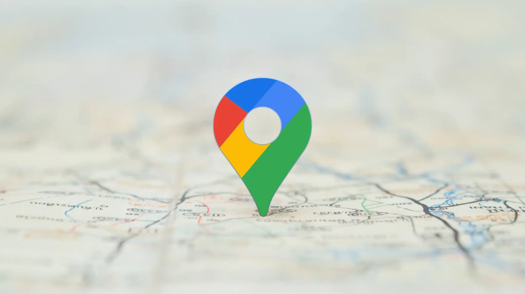 Google Maps icon on map scaled