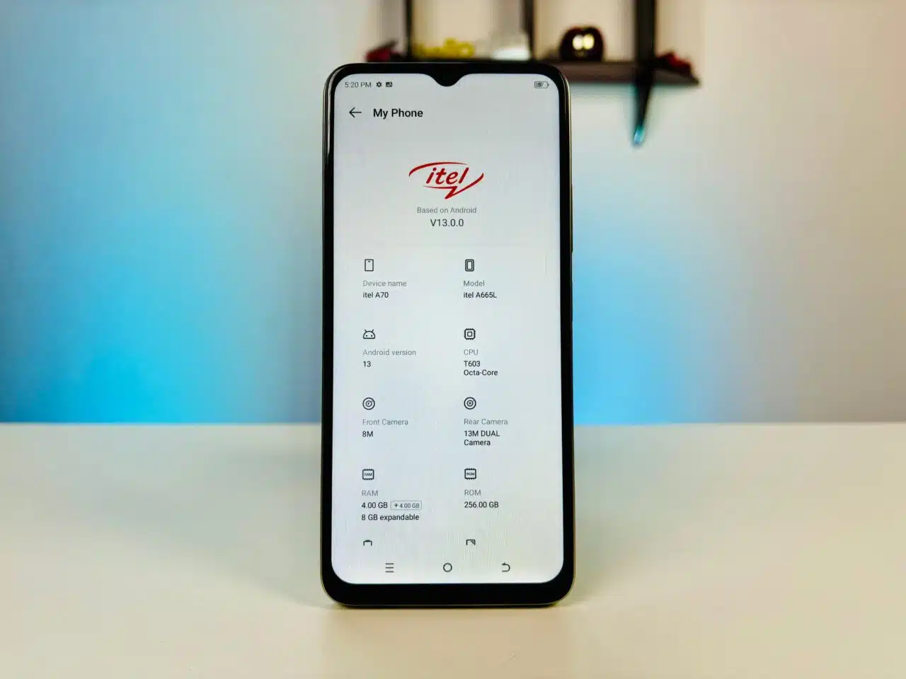 Itel A70 smartphone Review