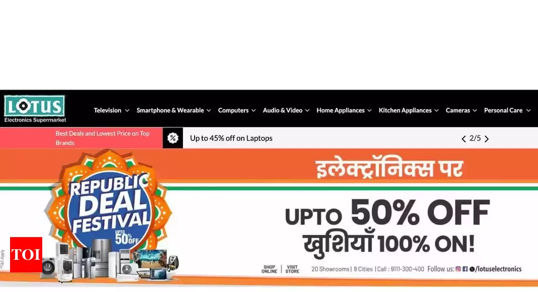 Republic Day Sale at Lotus Electronics: Discounts & Cashbacks 2 Republic Day Sale at Lotus Electronics: Discounts & Cashbacks