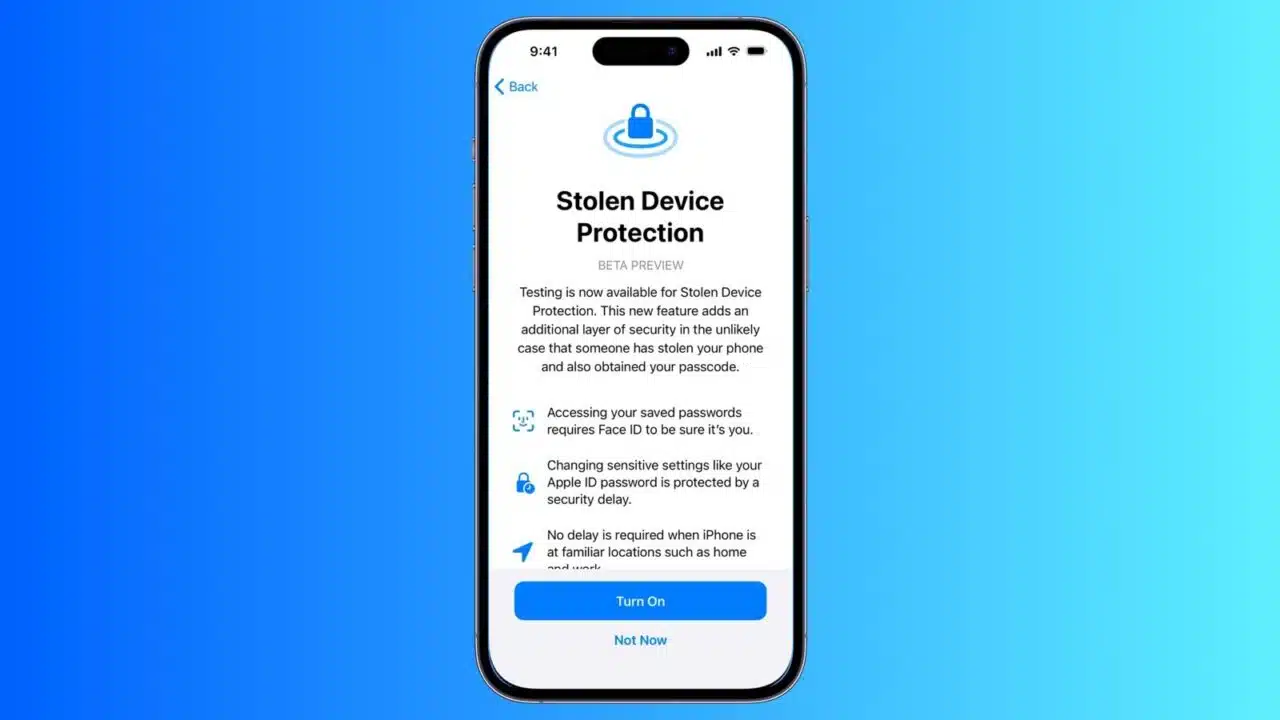 ios stolen device protection