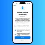 ios stolen device protection
