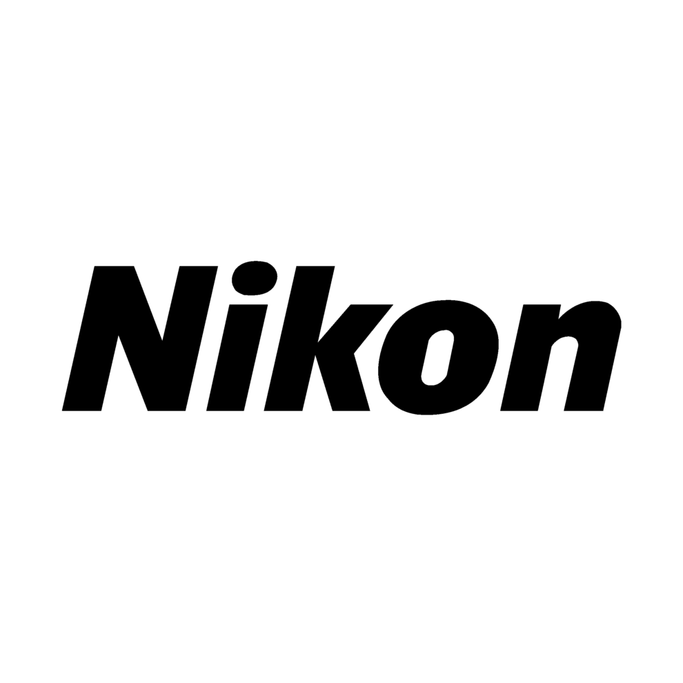 nikon 4 logo black and white