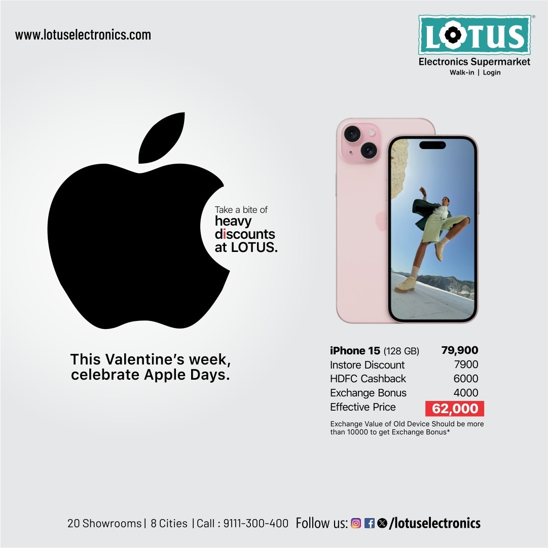 Apple Days at Lotus Electronics A Tech Special for Valentine’s