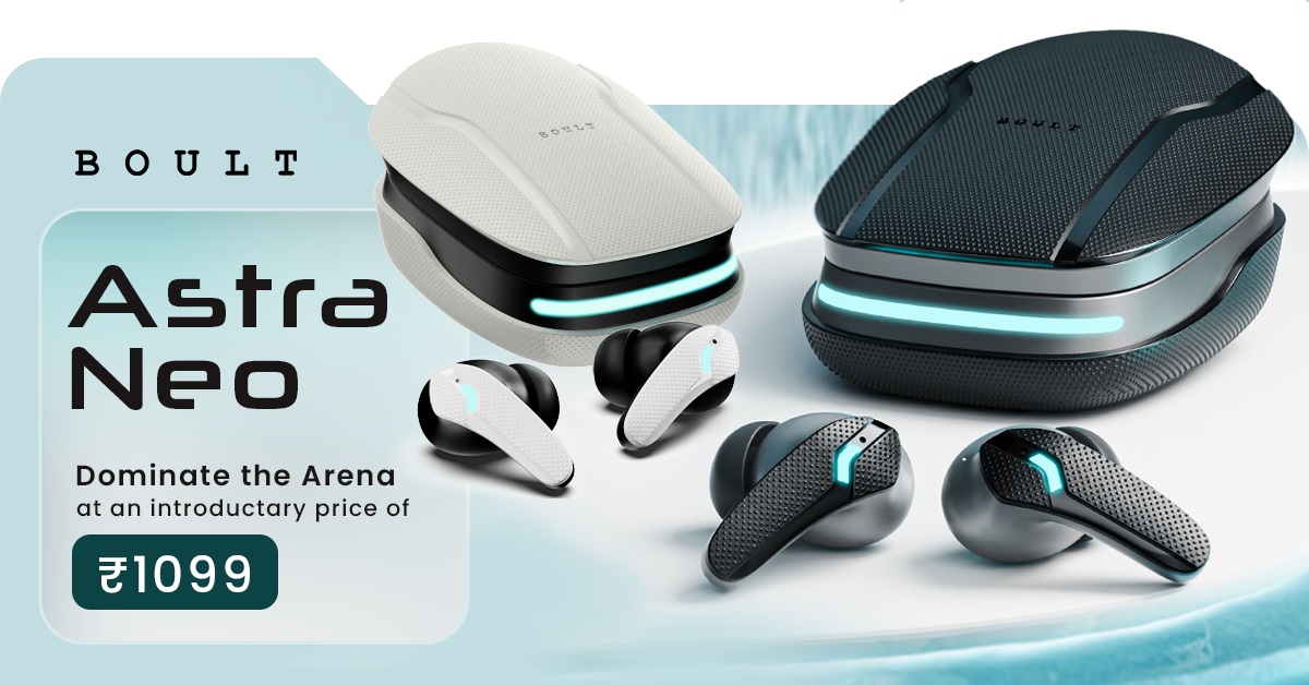 BOULT Introduces Astra Neo: A High-Performance Gaming TWS