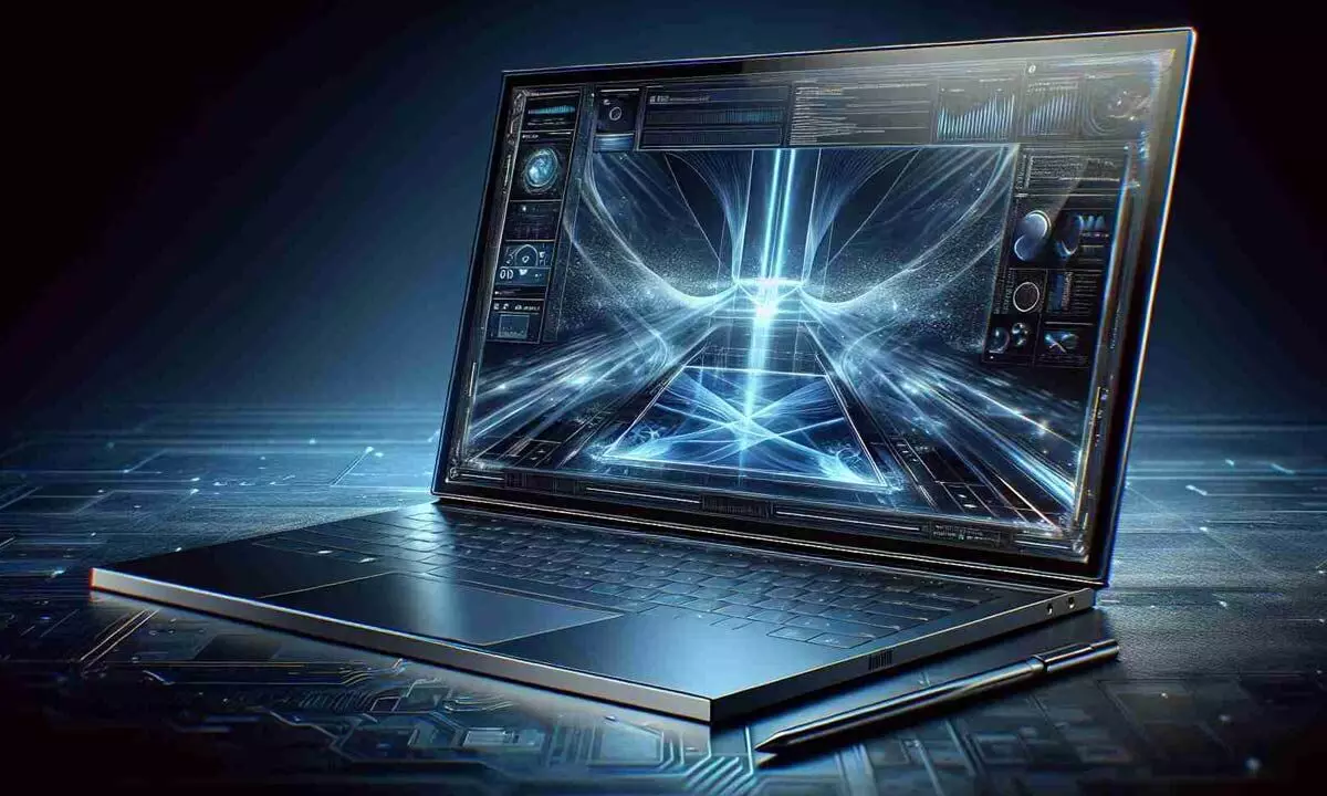 Lenovo Transparent Laptop