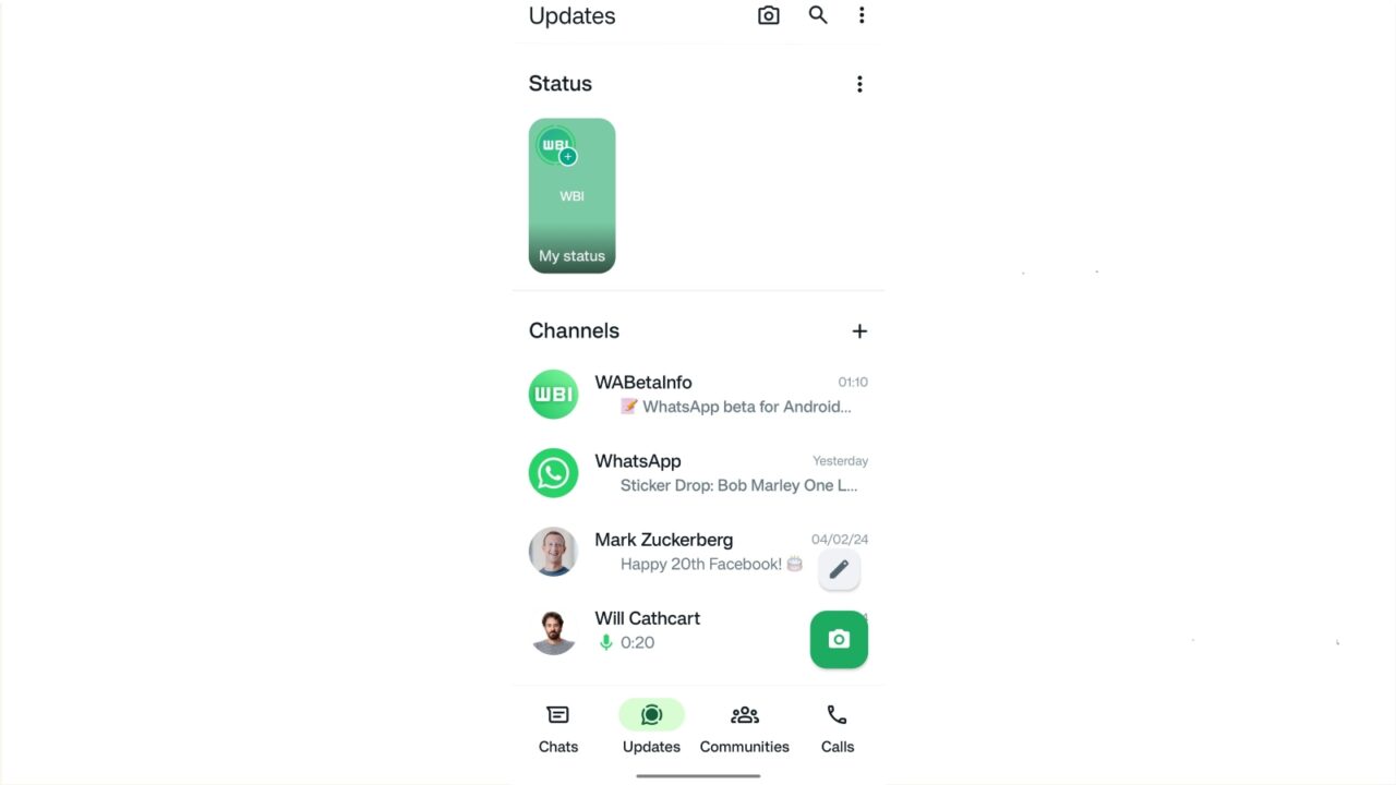 WhatsApp Revamps Status Bar: Stories and Channels Get a New Look 2 WhatsApp Revamps Status Bar: Stories and Channels Get a New Look