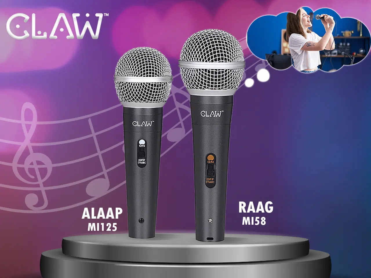CLAW Unveils New Wired Dynamic Microphones 'Raag' and 'Alaap'