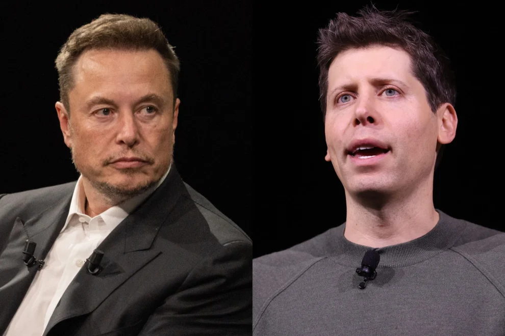 Elon Musk and Sam Altman