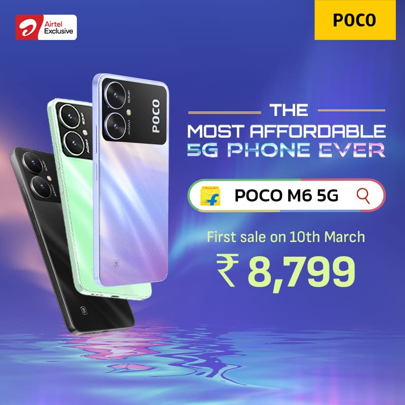POCO M6 5G: India's Newest Affordable 5G Offering 2 POCO M6 5G: India's Newest Affordable 5G Offering