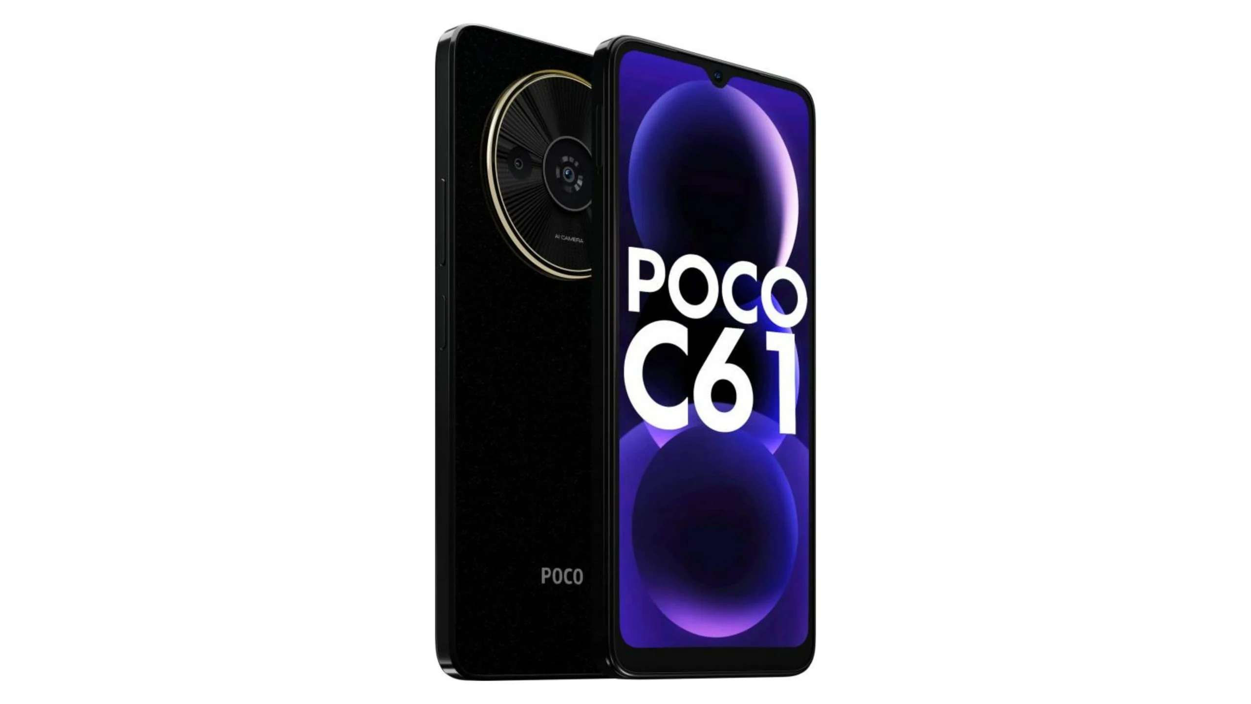 POCO C61: Stylish Design Meets Affordability in the Latest Launch 1 POCO C61 black