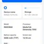 Realme UI Narzo 70 Pro 3