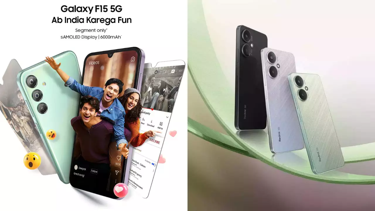 Samsung Galaxy F15 5G vs Redmi 13C 5G