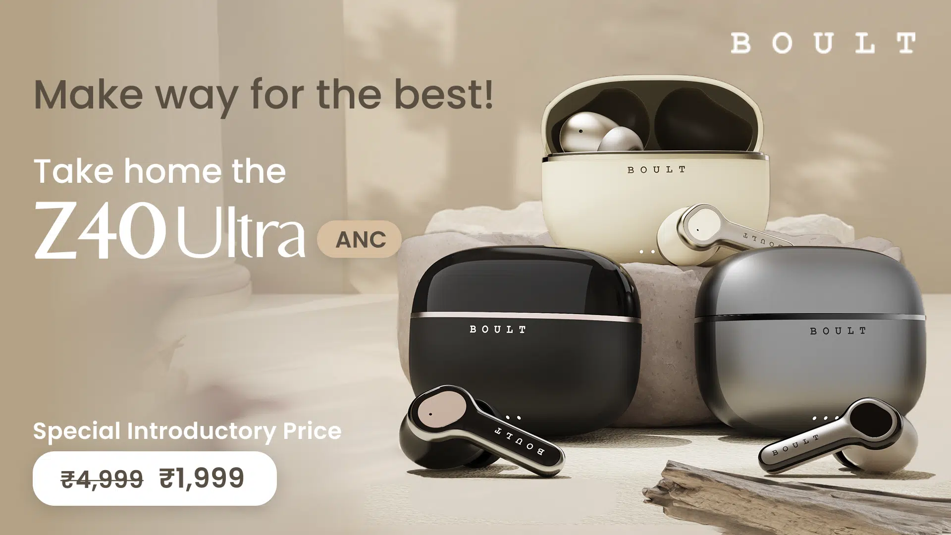 BOULT Launches Z40 Ultra TWS Earbuds in India