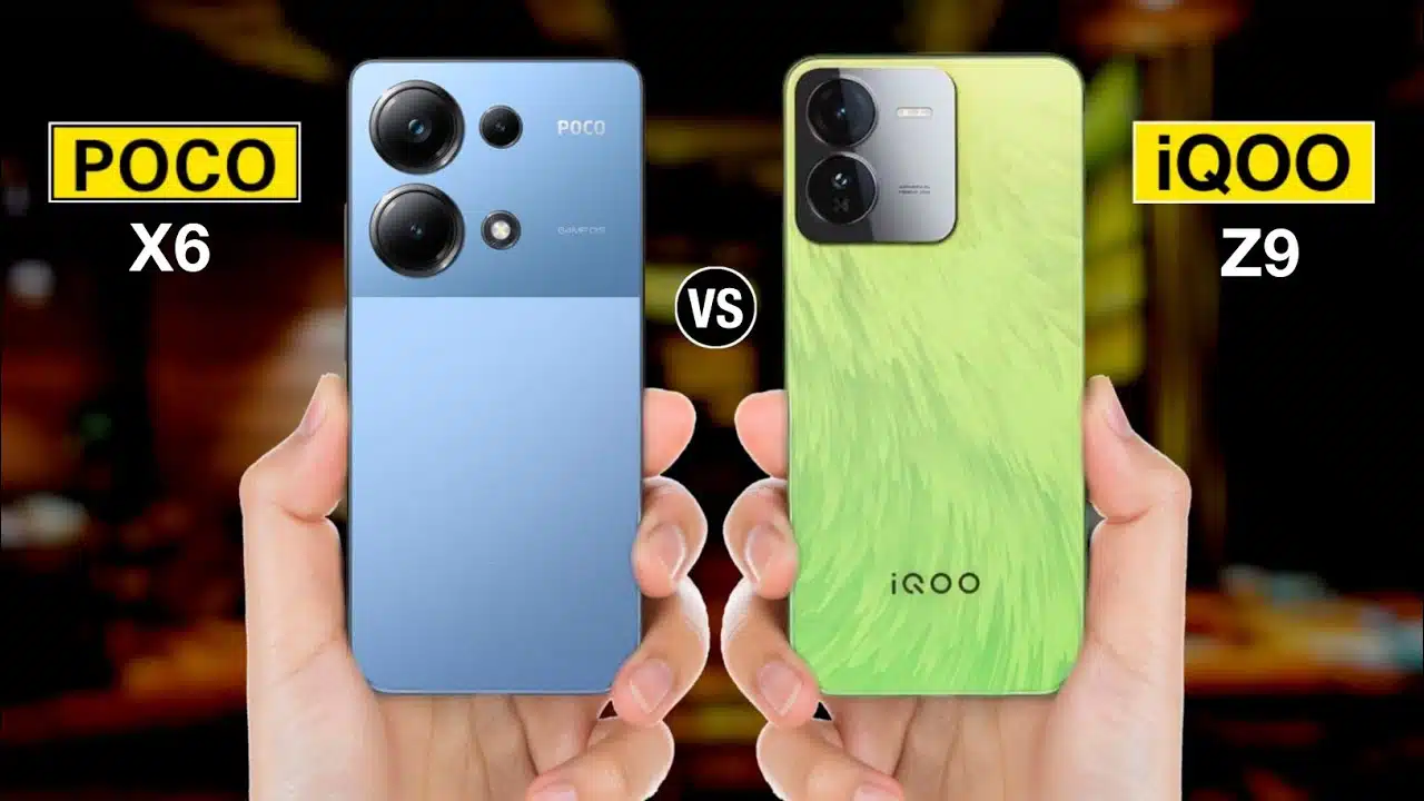 iQOO Z9 vs POCO X6