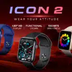 itel Icon 2: Smartwatch with Functional Crown and High Brightness