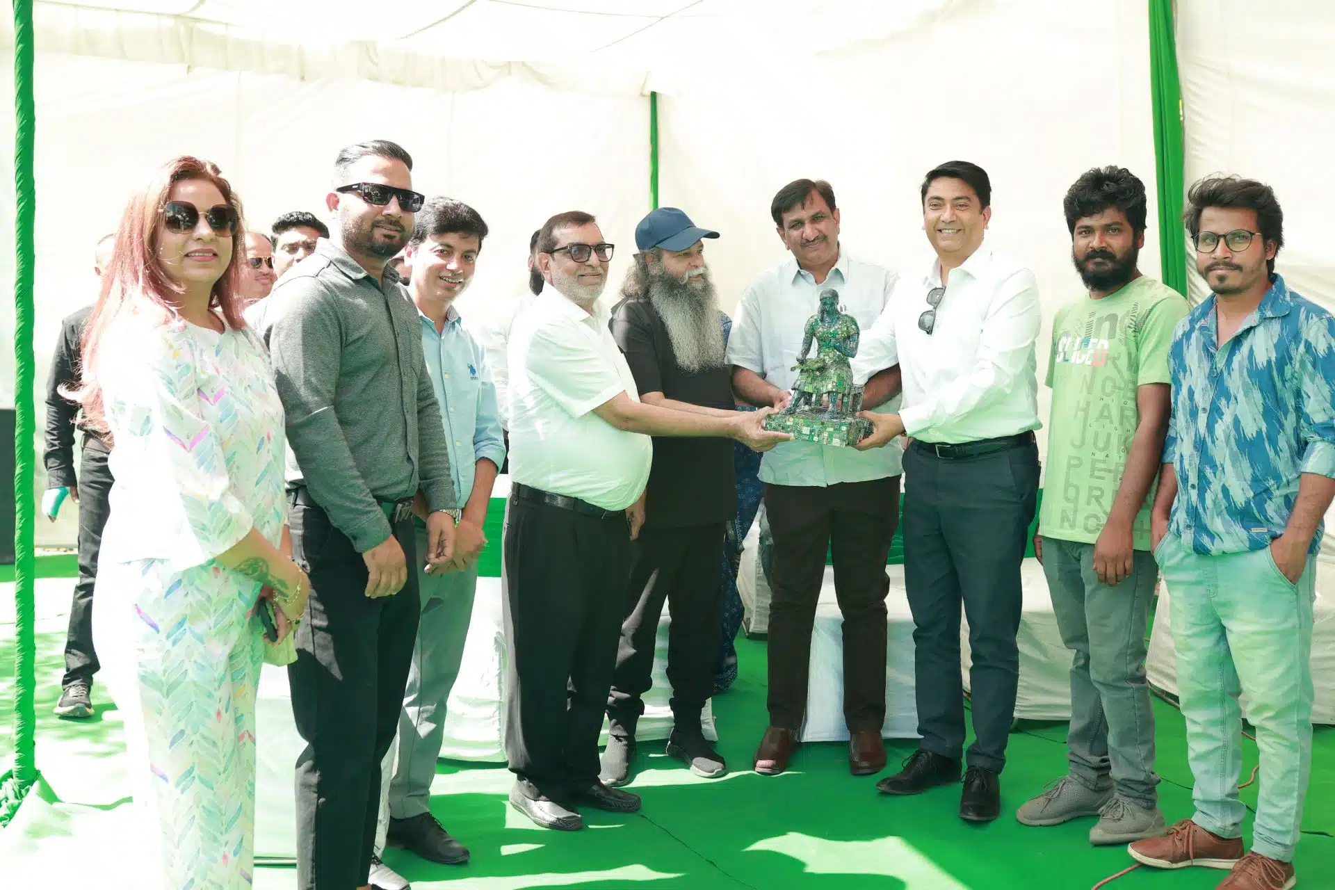 Cyber City Debuts First E-Waste Sculpture to Promote Sustainability