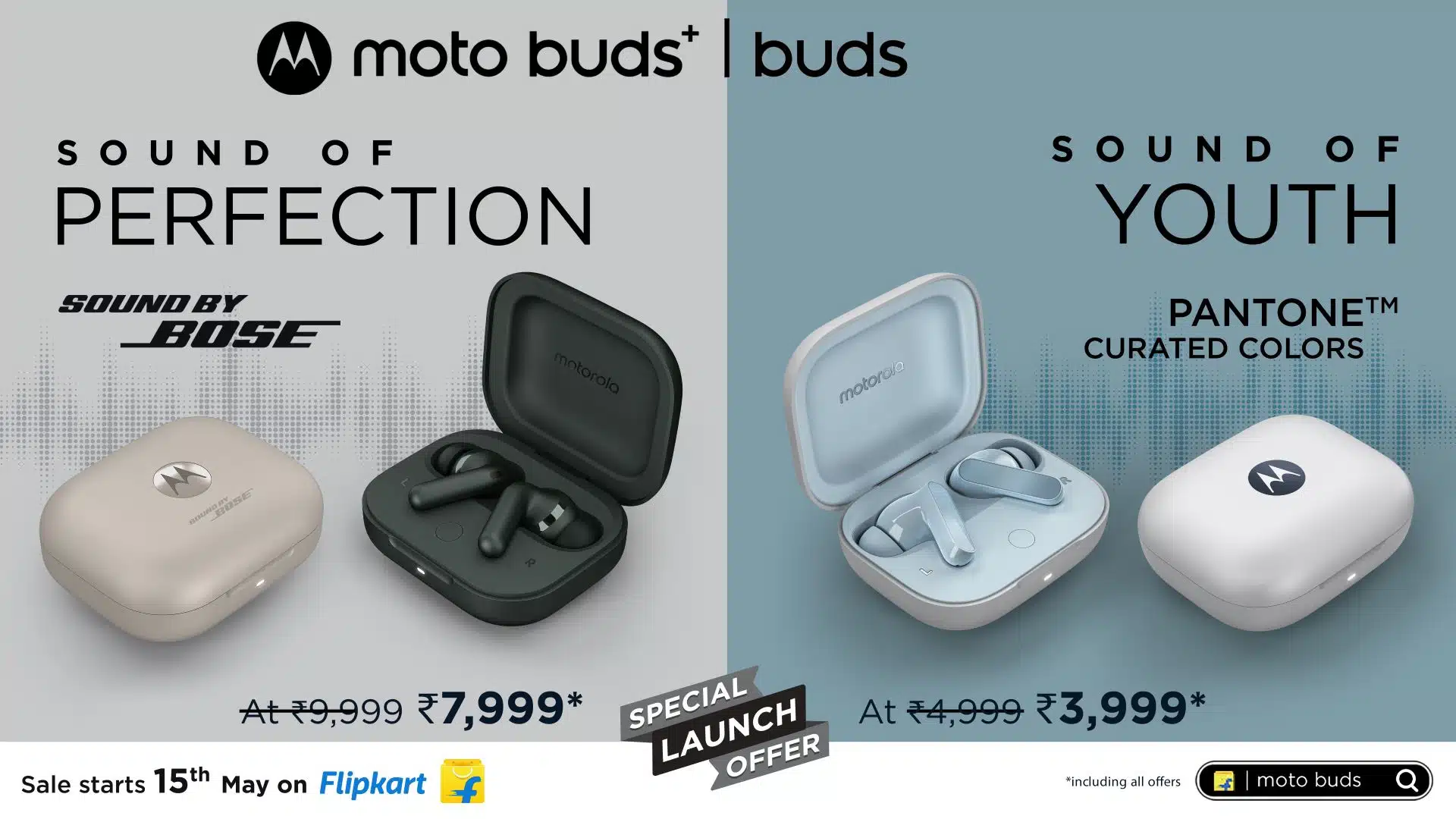 Motorola Launches New Moto Buds in India with Bose Collaboration