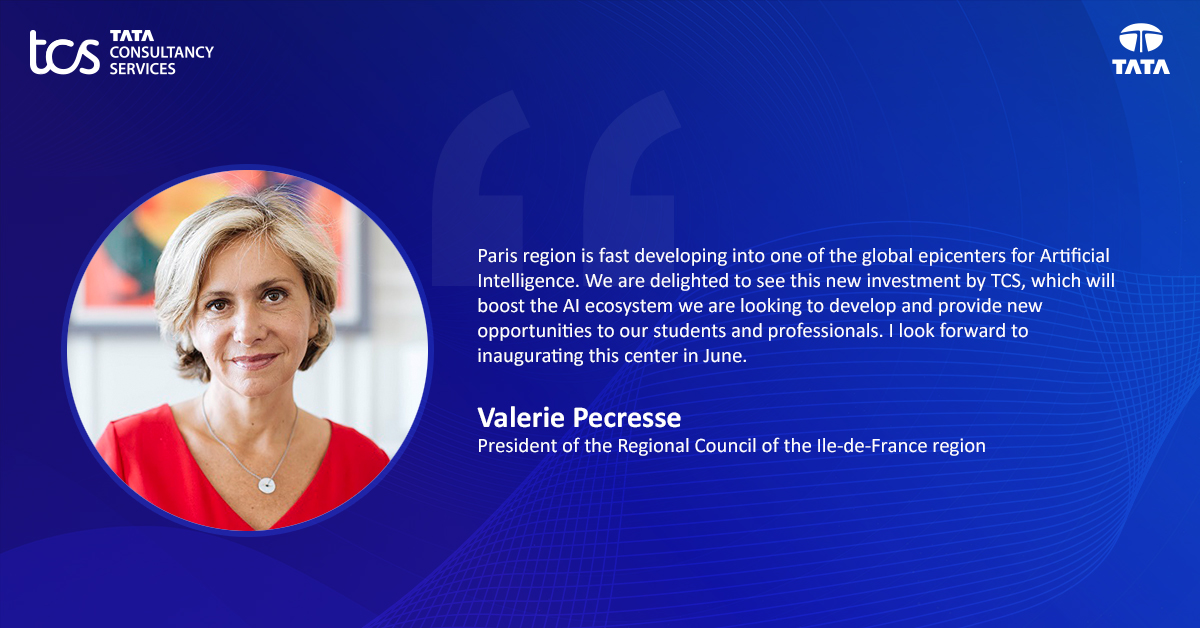 TCS to Establish Human-Centric AI Center in Paris