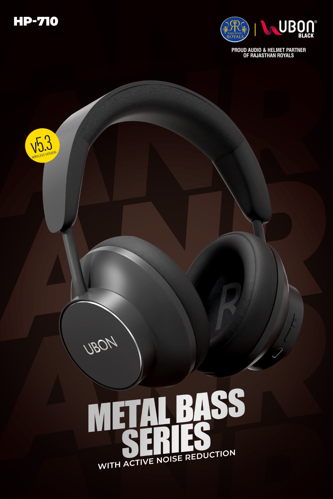 UBON HP-710 Wireless Headphones Launch in India with Active Noise Reduction 1 UBON HP 710