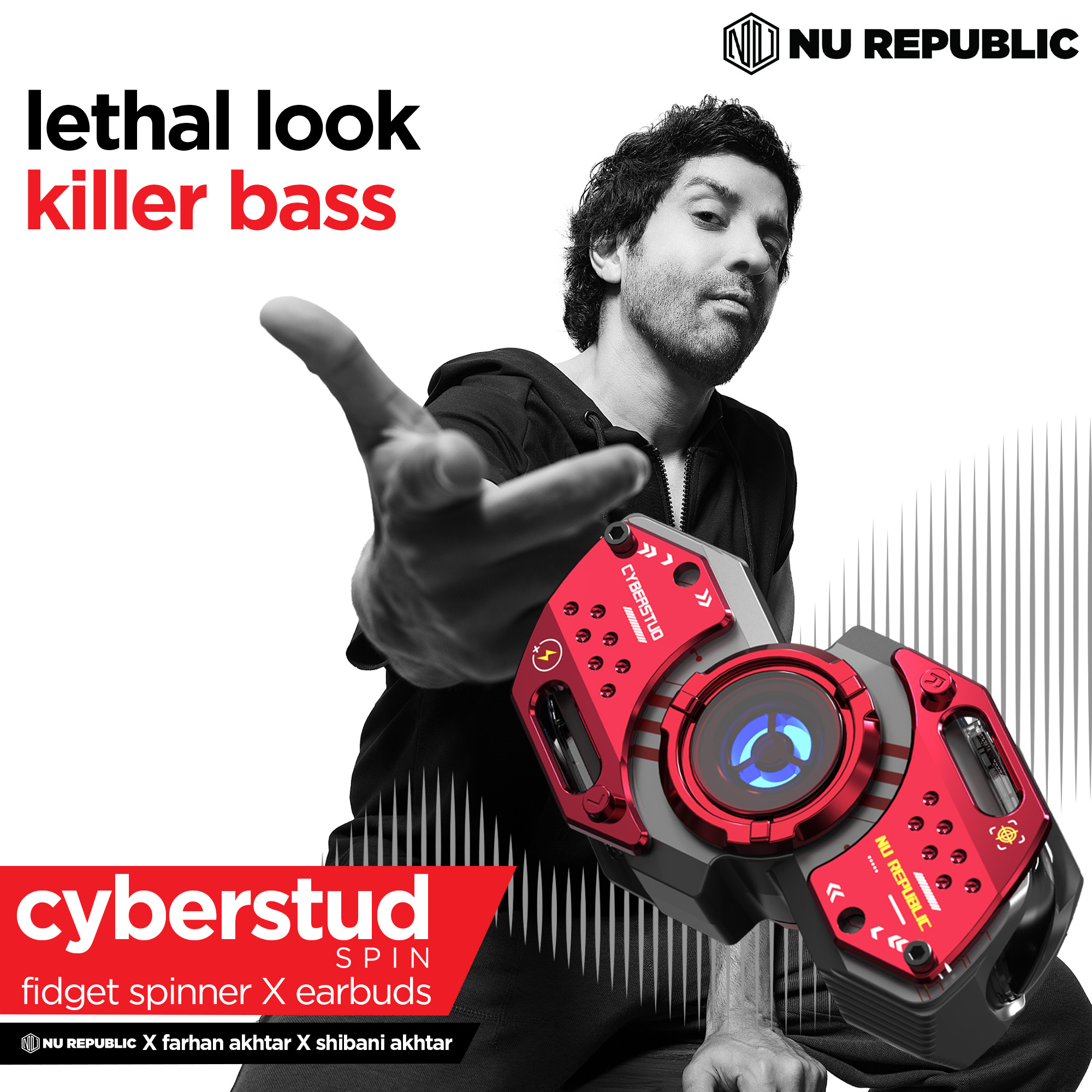 Nu Republic Launches India's First Fidget Spinner Wireless Earbuds