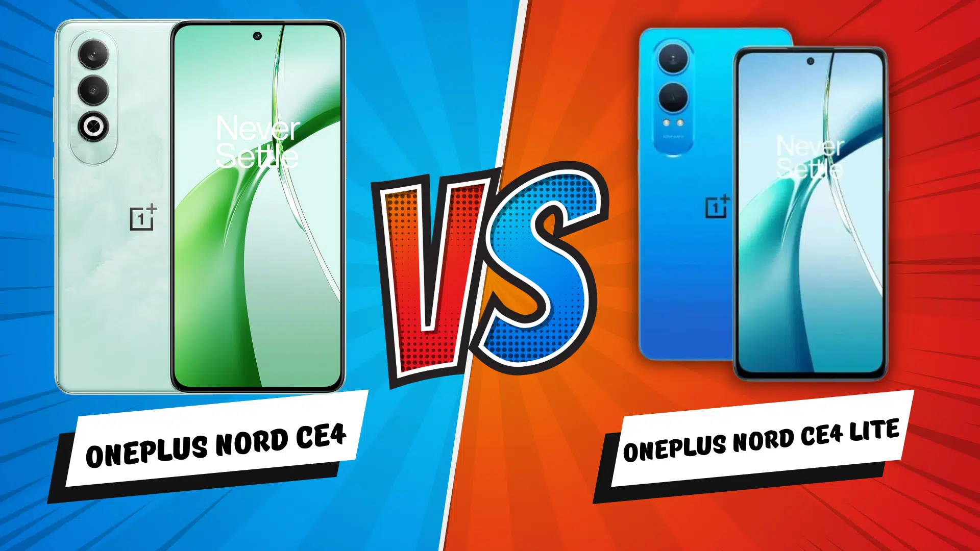 OnePlus Nord CE4 vs OnePlus Nord CE4 Lite