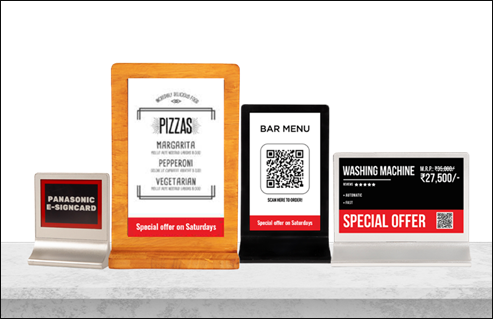 Panasonic Introduces eSignCard: A Digital Tent Card System Powered by E Ink Technology