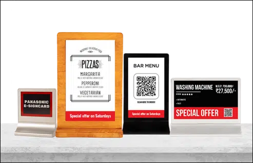 Panasonic Introduces eSignCard: A Digital Tent Card System Powered by E Ink Technology