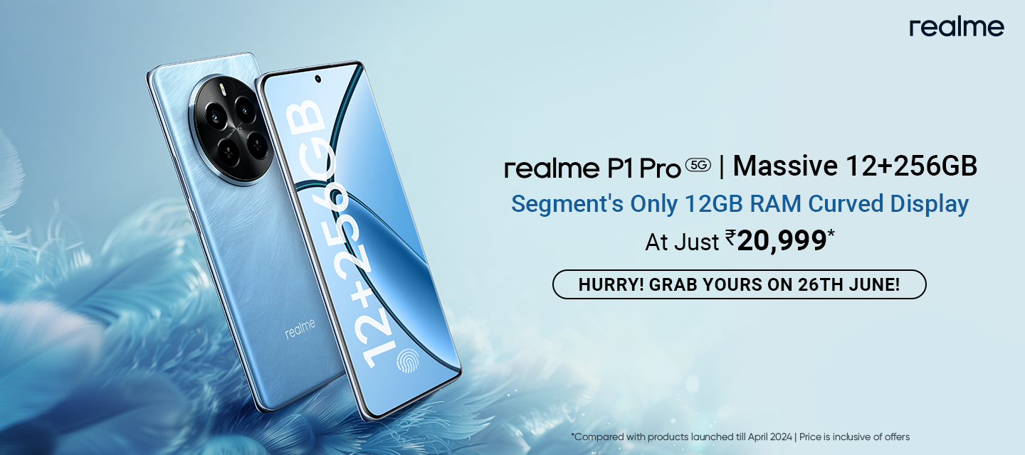 realme P1 Pro 5G to Launch 12GB Variant with Special Offers