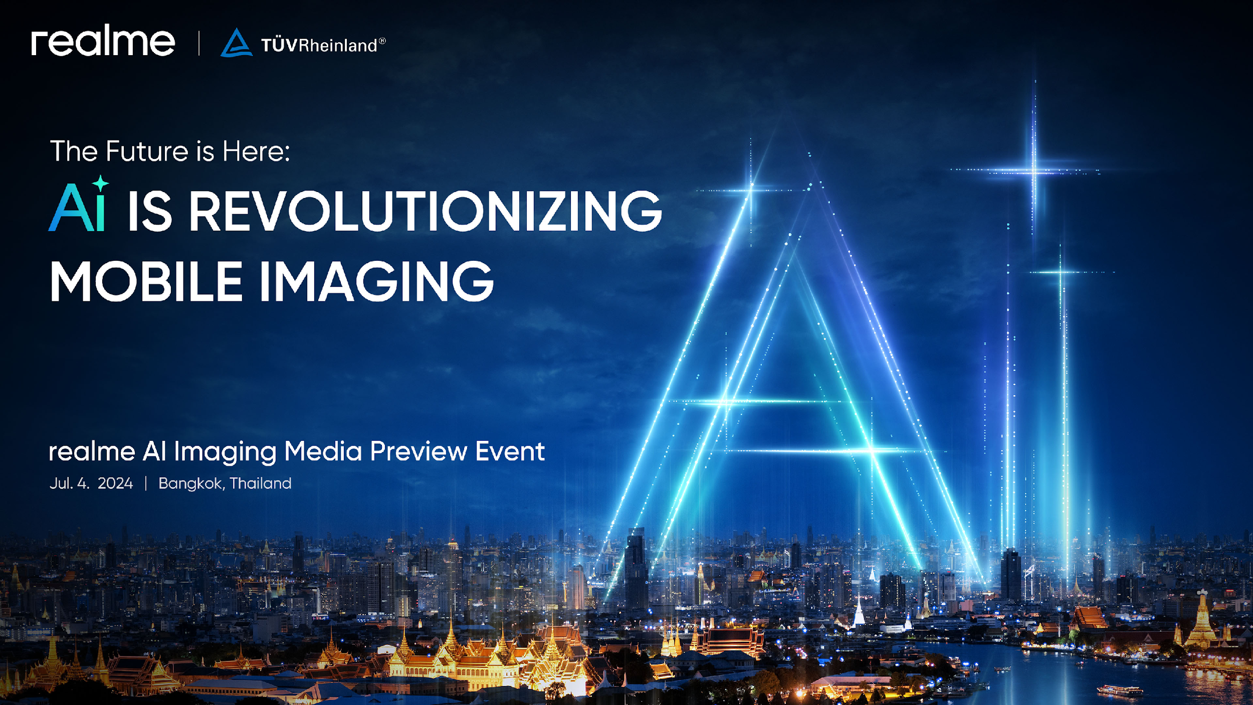 Realme to Launch AI Camera Smartphone at Bangkok Event