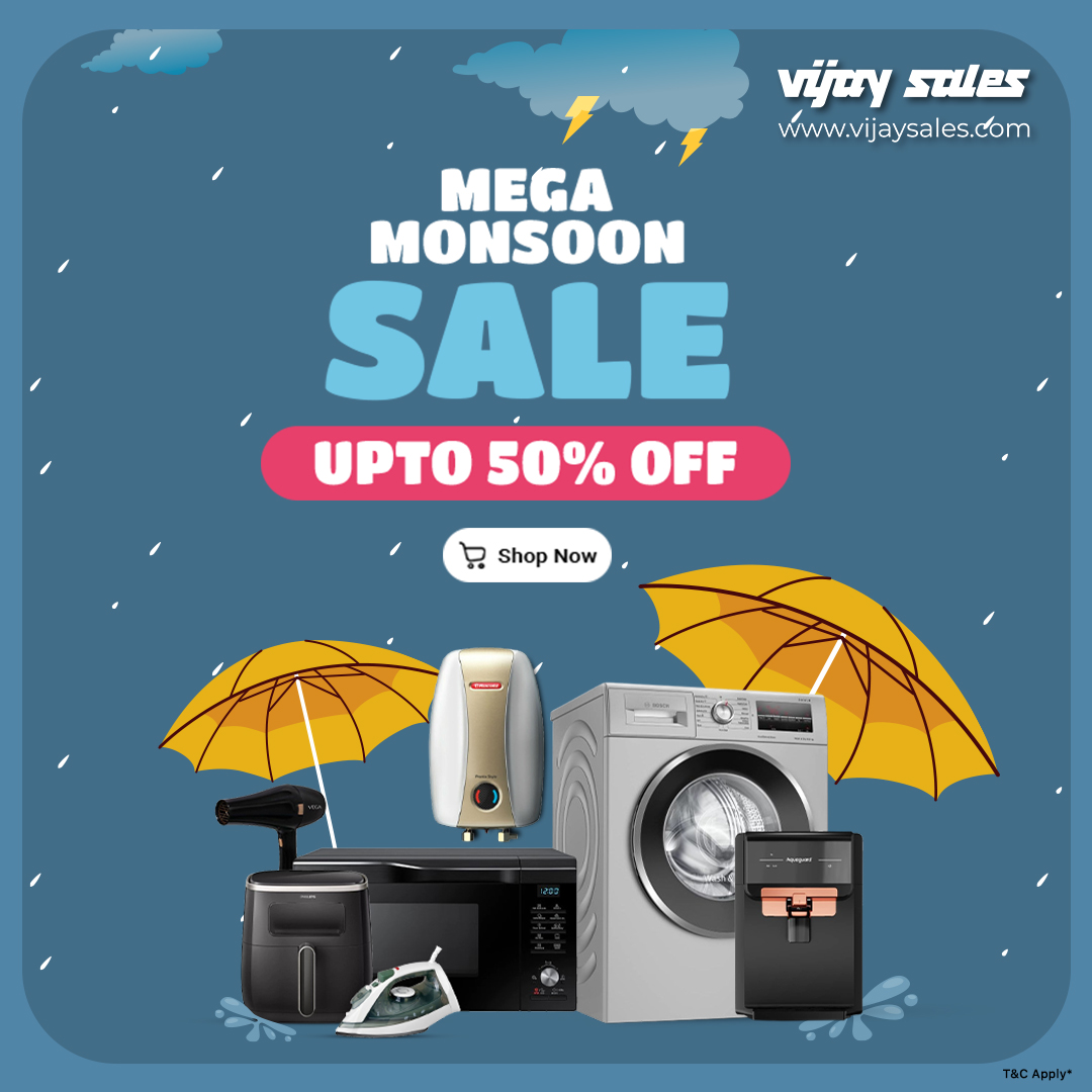 Vijay Sales Monsoon Sale: Unbeatable Deals on Home Appliances 1 Vijay Sales Monsoon Sale: Unbeatable Deals on Home Appliances