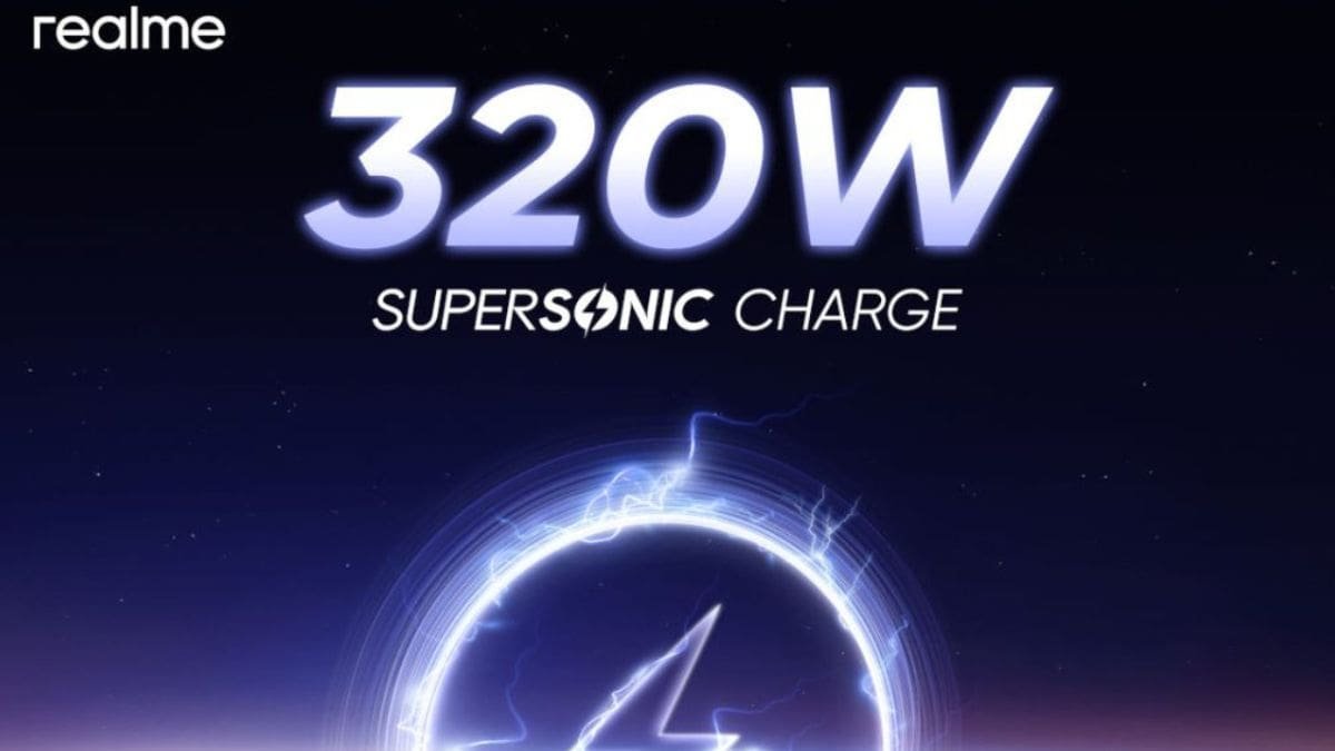 Realme 320W SuperSonic Charge