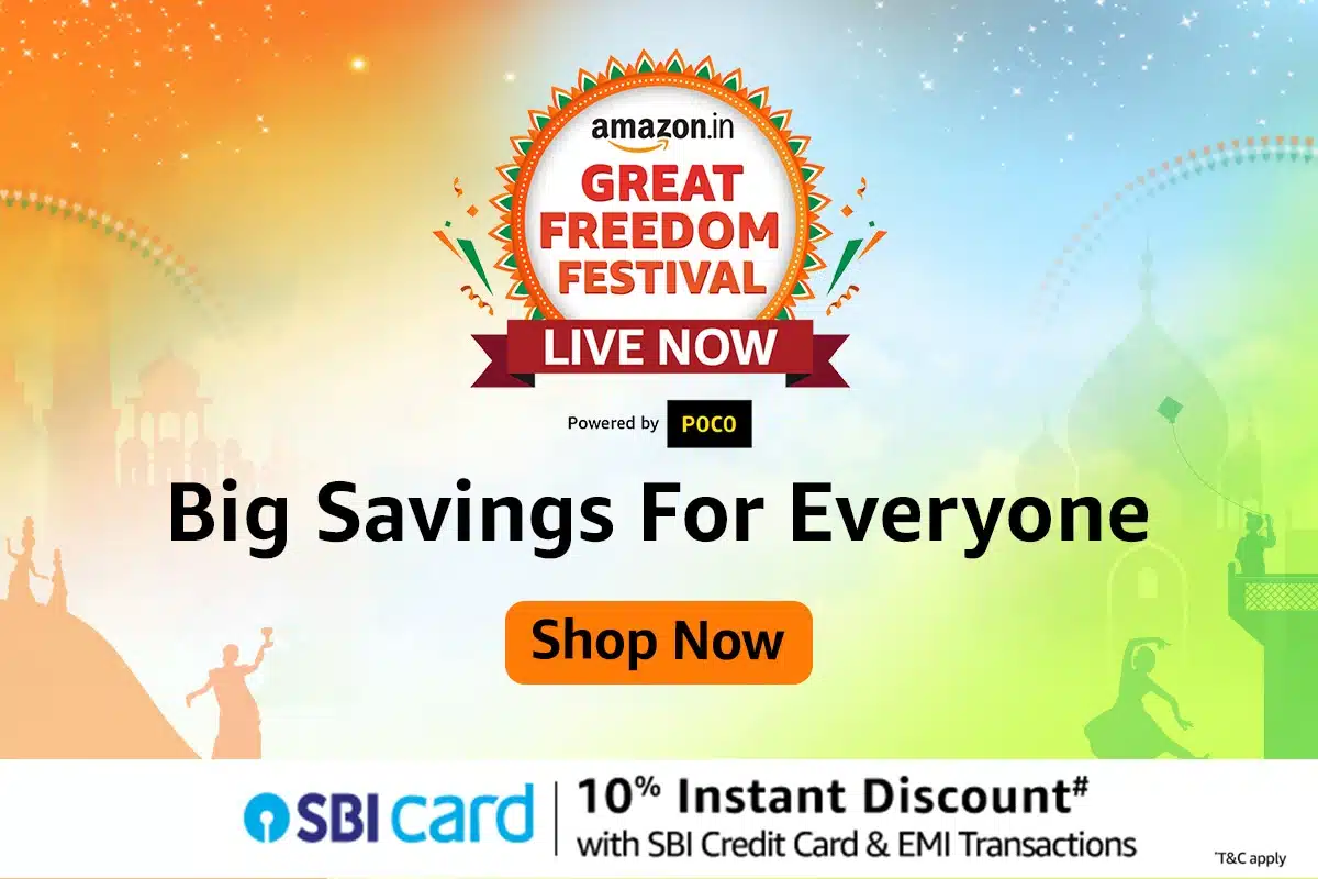 Amazon's Great Freedom Festival Sale 2024: Unbeatable Deals on Smartphones, Laptops & More