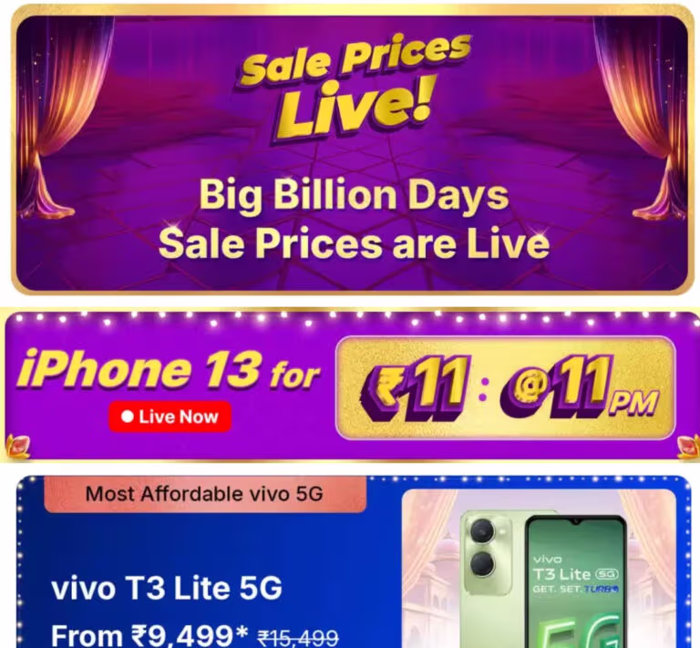 Flipkart Big Billion Days Sale