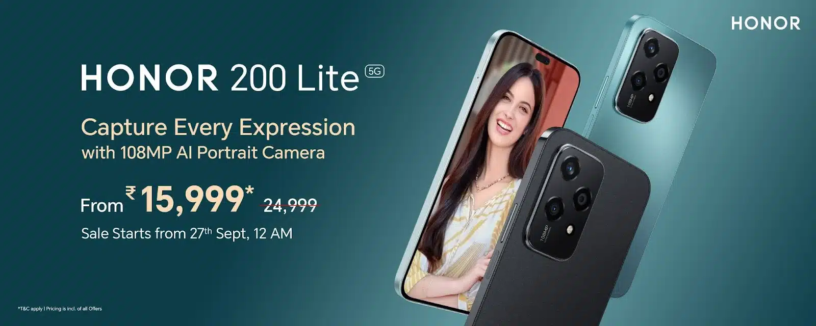 HONOR Sets a New Benchmark for Mid-Range with 200 Lite 5G in India