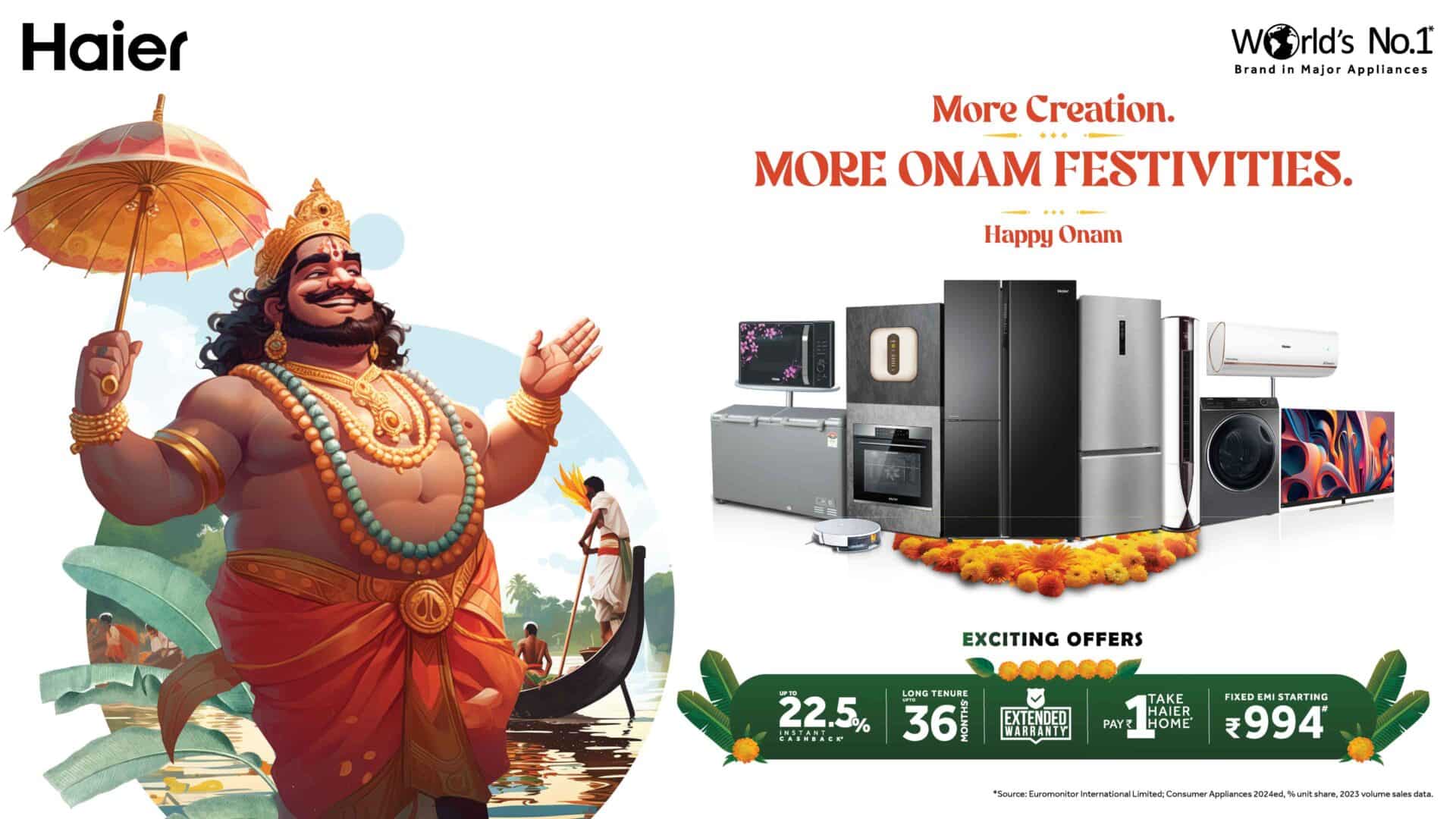 Haier's Festive Onam Offers: Unbeatable Deals on Appliances 1 Haier's Festive Onam Offers: Unbeatable Deals on Appliances